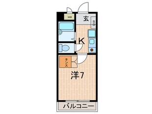 たけさだハイツの物件間取画像